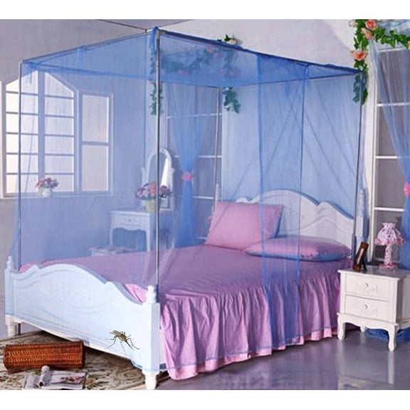 MAICHUNNN Four-Pole Canopy Mosquito Net, quick and easy to set up, suitable for bed canopies, full size