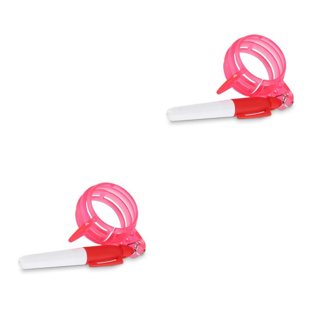 Naiovety Herramienta de marcador de línea de pelota de Golf, Kit de alineación de Golf de secado rápido preciso y exquisito de dibujo de 360 Rosa 2Conjunto
