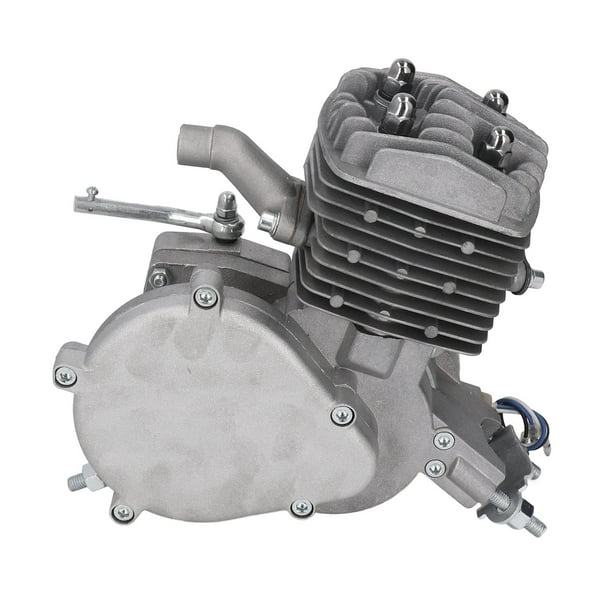 Motor de motor de cilindro de bicicleta, motor de bicicleta motorizado de gas de un solo cilindro motorizado de 2 tiempos, 80 cc Motor de bicicleta de carrera C optimizado para la excelencia
