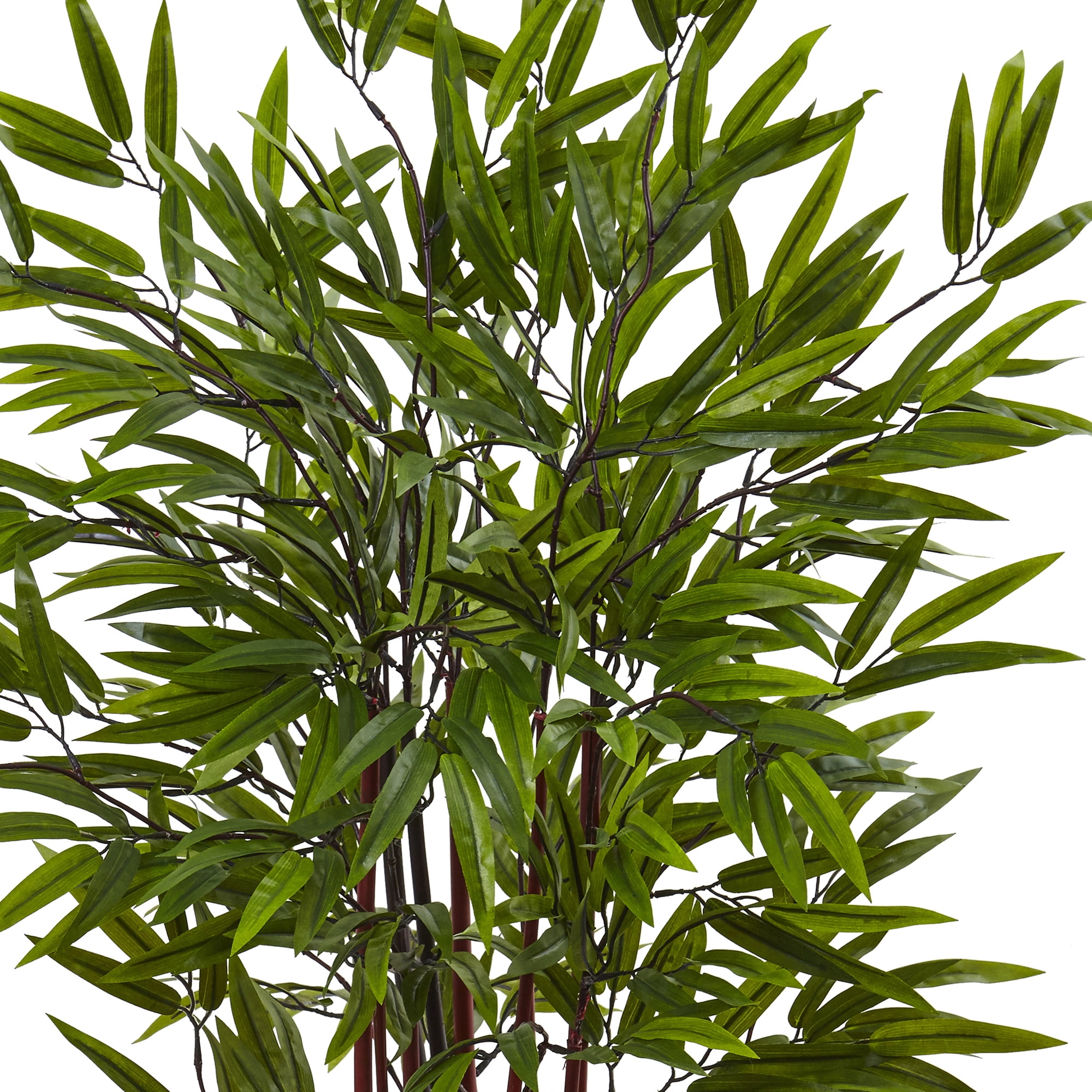 Nearly Natural 4' Bamboo Artificial Tree with Planter, Green