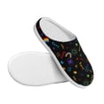 thumbnail image 3 of Lsque Cartoon Pride Lgbt Pattern Womens Comfort Cotton on Scuff With Memory Foam and Anti-skid Sole Slipper-37/38, 3 of 7