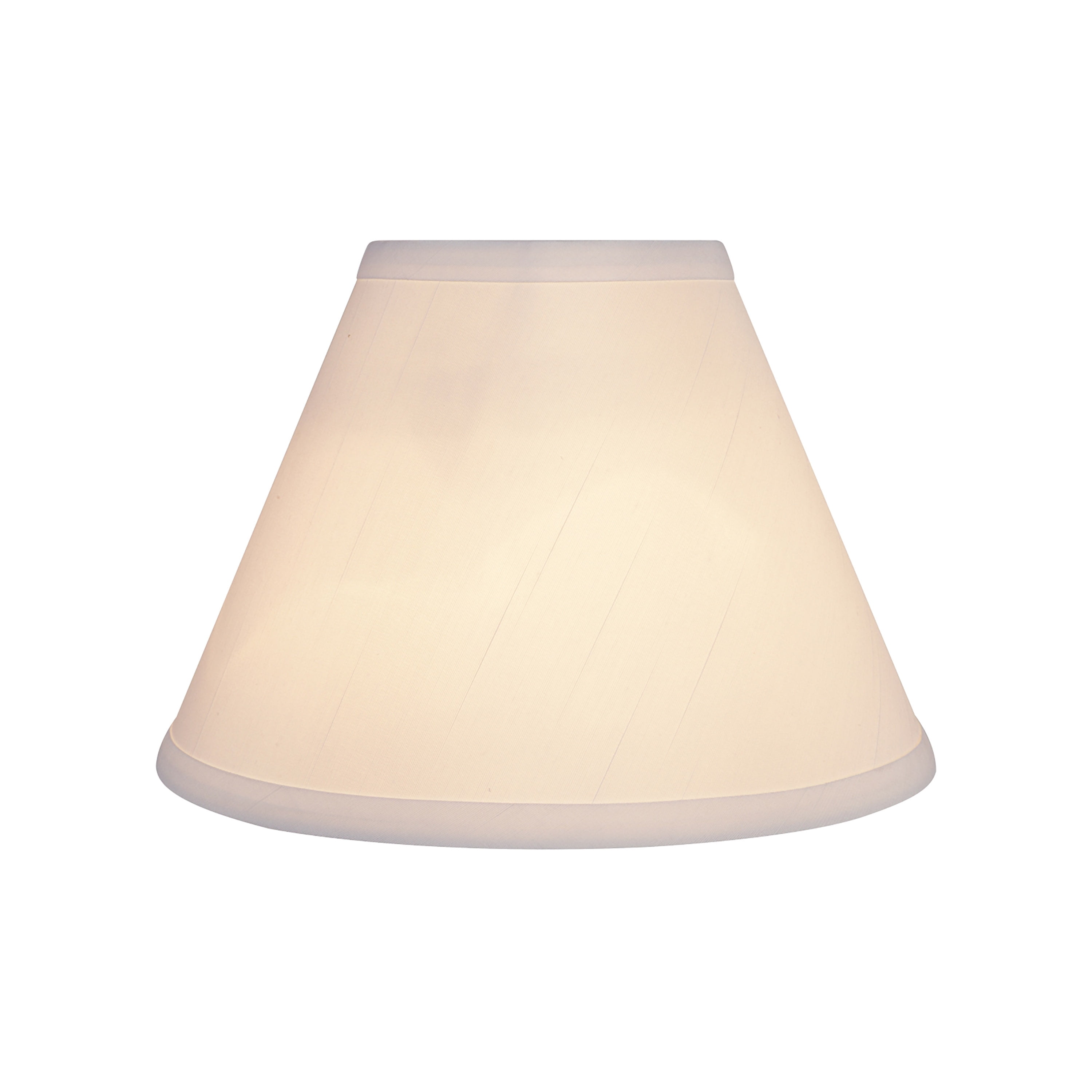 Aspen Creative 58730 Transitional Hardback Empire Shape UNO Construction Lamp Shade in White, 9" Wide (4" x 9" x 6-1/2")