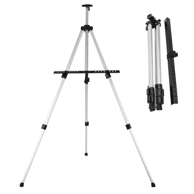 Wchiuoe Easel Scraper Set Aluminum Alloy + Plastic Practical Display Easel Stand For Posters For Paintings Office Presentations For Art