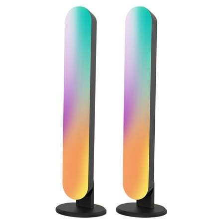 

Aousin 2pcs APP Control Music Rhythm Light Bar WiFi+BLE RGB Lamp (without Adapter)