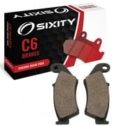 Sixity C6 Front Ceramic Brake Pads compatible with Kawasaki KX250F W9F XAFB YBF YCF ZDF ZEF 4T 2009-2014 Complete Set