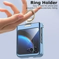 thumbnail image 6 of for Motorola Razr+ 2023 Case with Ring, [Integrated Screen Protector] Slim Hard PC Motorola Rarz Plus Back Cover Full Coverage Phone Case with Ring for Motorola Razr Plus 2023 Silver, 6 of 8