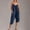 Navy, variant on Womens Sleeveless Camisole Jumpsuit Summer Casual Suspender Romper Pocket Detail Solid Color Outfit(Navy,L)
