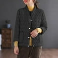 thumbnail image 2 of GEWSEY Women's Quilted Barn Jackets 2025 Trendy Puffy Coats Quilted Bomber Jacket Lightweight Warm Winter Outerwear Clothing (Black, XXL), 2 of 9