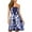 Blue, variant on Fesfesfes Spring Dresses for Women Tube Bohemian Style Mini Dresses Off Shoulder Sleeveless Dress Casual Floral Print Corset Patchwork Pleated Beach Dress