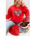 thumbnail image 4 of Trendy Valentine's Day Sweatshirt with Leopard Print Heart - Casual Crewneck - [ZhiHiMeRi] | (US 12-14)L, 4 of 10