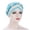 Blue, variant on yunLXY On Sale Hijab for Women Under $5 Women Muslim Baotou Hat Milk Silk Two-color Nail Beads Braid Turban Hat