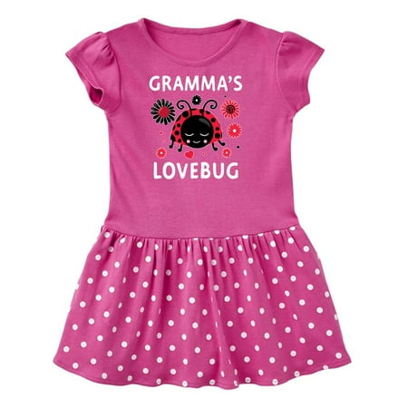 

Inktastic Valentine s Day Gramma s Lovebug Gift Toddler Girl Dress
