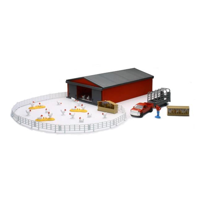 Chicken Farming Playset w// Shed Newray
