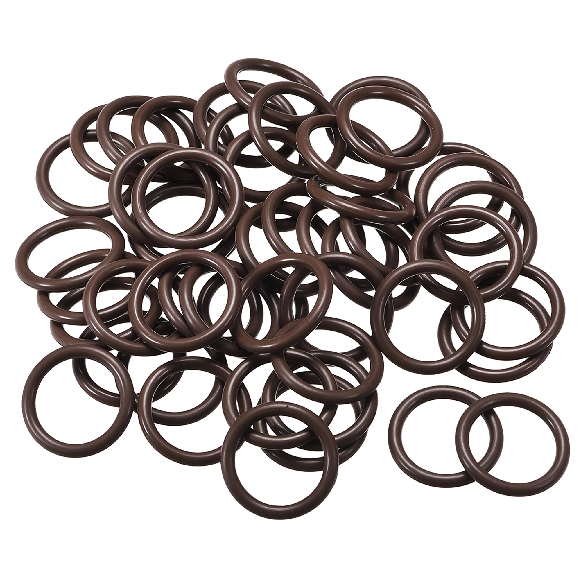 Fluorine Rubber O Rings, 25mm OD, 19mm Inner Diameter, 3.5mm Width
