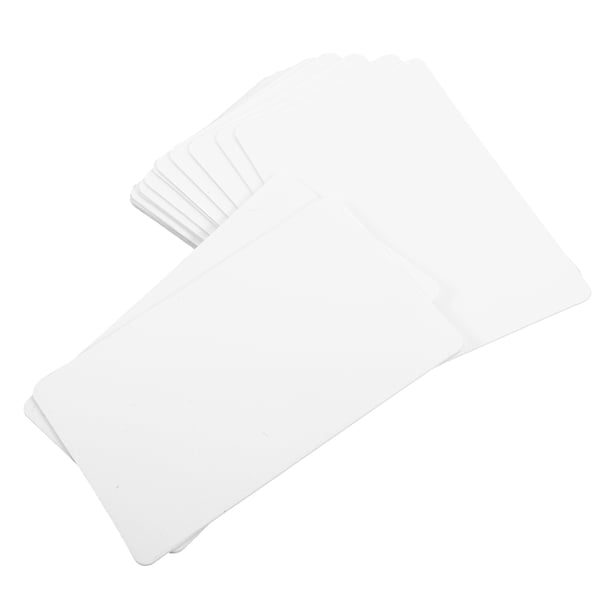 100pcs Etiquetas de exhibición retro de etiqueta en blanco sin terminar