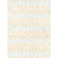 thumbnail image 2 of Allen, Kimberly 19x24 White Modern Wood Framed Museum Art Print Titled - Golden Day Pattern, 2 of 4