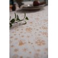 thumbnail image 4 of Dining Table Cloths Rectangle , Cotton Linen Table Cloth Christmas 4-8 Seater with Bells and Snowflake Pattern 140x180cm, 4 of 5