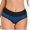 Blue, variant on Women High Waist Color Block Briefs, Soft Breathable Hip Support Panties S-4XL