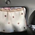 thumbnail image 4 of Car Sun Shade Curtain for Side Window Baby Kids Children Sunshade Protector Protects from Sun Glare Heat Blocks UV Rays Glare Car Interior Sun Blocker Blind,slidable，46*72CM, 4 of 5