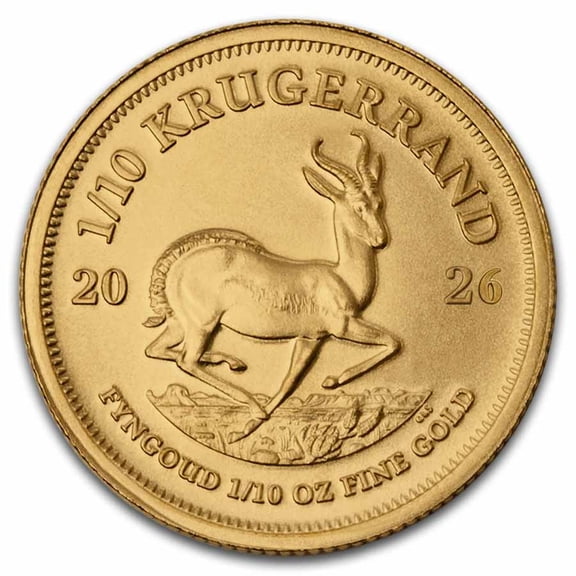 2026 South Africa 1/10 oz Gold Krugerrand BU