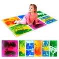 thumbnail image 1 of Alfombrillas de juego líquidas Sensory Floor Tiles SMALL FISH, paquete de 6, 1 of 8