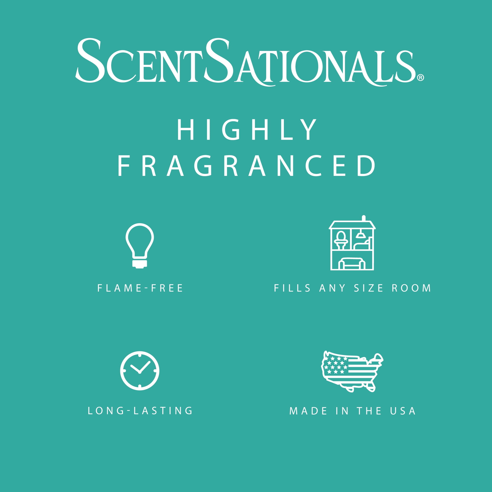 (5 pack) Wonderland Scented Wax Melts, Scentsationals, 5 oz
