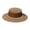 Khaki, variant on FUZHIQ Women Flat Top Straw Boater Hat UPF 50 UV Protection Sun Hat, Breathable Summer Cap for Beach Outdoor Daily Wear,One Size