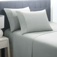 thumbnail image 2 of Cozy Clouds Soft Touch Light Grey Microfiber King Sheet Set, 2 of 4