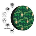 thumbnail image 4 of Rateoe St Patrick's Day9 Pattern Tire Cover Wheel Protectors Weatherproof Wheel Covers Universal Fit for Trailer Rv SUV Truck Camper Travel Trailers Accessories-14 inch, 4 of 6