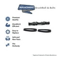 thumbnail image 2 of Bissell Upright Cleanviwe Helix Model 82H1 13.5 Inch Roller Brush 2032448 With Free Style 7, 9, 10, 12, 14, 16 Upright Flat Vaccum Belts 3031120, 32074, 18-3111-00 (1Pack), 2 of 3