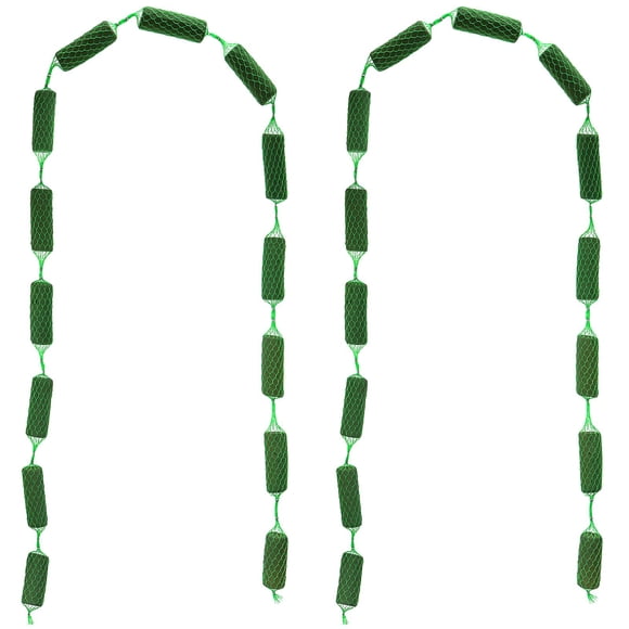 Guirnalda de Espuma Floral HAKZEON 2.8 m Bloques de Espuma Verde