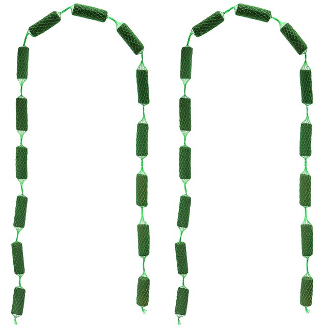 Guirnalda de Espuma Floral HAKZEON 2.8 m Bloques de Espuma Verde