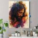 thumbnail image 4 of Qisvanset Framed Canvas Wall Art 12x16 Inch Jesus Embrace Watercolor Home Religious Art, 4 of 5