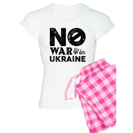 

CafePress - No War In Ukraine - Women s Light Pajamas