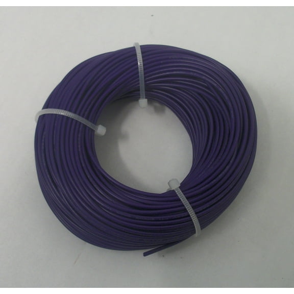 22 AWG tinned copper stranded hook up wire, 100 feet per violet  Purple UL1007