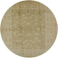 thumbnail image 1 of Ahgly Company Indoor Round Mid-Century Modern Cinnamon Brown Oriental Area Rugs, 5' Round, 1 of 6