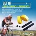 thumbnail image 4 of HAHDAXIA Bike Handlebar Tape EVA (Set of 2) Yellow - Enhance Your Bike Grip with These Bicycle Handle bar Tape - Wrap Your Bike for an Awesome Comfortable Ride (Set of 2, Yellow), 4 of 6
