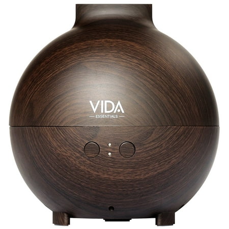 Phil Wood Tenacious Oil - Extra Large Essential Oil Diffuser Holds a BIG 20 FL OZ / 600 ml. (Dark Wood)
