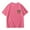1Pink175, variant on XAOFW Girl's T-Shirts Leopard Bow Tie Print Short Sleeve Crewneck T Shirt Streetwear Fashionable Tee Shirt Holiday Vacation Soft Breathable Top