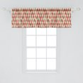 thumbnail image 2 of Ambesonne Geometric Window Valance, 70s Retro Style, 54" X 18", Multicolor, 2 of 3