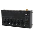 thumbnail image 4 of Mezclador de sonido, mezclador de línea estéreo de 6 canales de Metal ultracompacto de bajo ruido para escenario de estudio, barra de clubes pequeños, enchufe de 100 a 240V EE. UU., 4 of 12