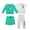 Green/ Grey, variant on Disney Clothes Baby Boys 4-Piece Set – Disney Pixar Toy Story Outfit Set with Pullover, Tee, Shorts & Pants (Green/Black/White) – 18M