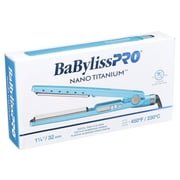 Babyliss Pro Nano Titanium Integrated Ceramic Heaters Iron ( 1.25 inch - Flat Plates)