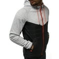 thumbnail image 4 of Chaqueta casual de suéter de chaqueta de empalme a juego de color de moda de otoño para hombre Pompotops oipoqjl10116, 4 of 7