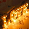 thumbnail image 3 of Morttic LED Marquee Letter Lights Alphabet Light Up Sign for Wedding Home Party Bar DIY Decoration - B, 3 of 9