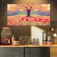 thumbnail image 1 of Landscape with Poppy Flowers - Photography Canvas Art Print, 1 of 1