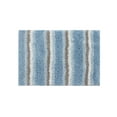 thumbnail image 2 of Home Weavers Glamour Collection Microfiber Bathroom Rug, Non-Slip Bath Mat, Soft Absorbent Shaggy Rug, Machine Washable, 17" x 24", Blue, 2 of 5