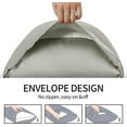 thumbnail image 3 of Pillowcase for Hair and Skin Natural Pillow Case with Envelope Closure, Both Side (Silver, Queen-2 Pack) 51*76cm, 3 of 5