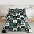 thumbnail image 2 of Homewish Camper Car Rv Bedding Comforter Set,Outdoor Camping Adventure Twin Comforter Sets,Green Gray Black Bedding Set For Children,Breathable Home Decor Reversible,2pcs, 2 of 8