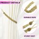 thumbnail image 3 of Uxcell 2 Pcs Sujetadores de Cortina, 56cm/22 Sujetadores de Cortina Trenzados, Elegante Cuerda para Cortinas, Color Dorado Claro, 3 of 7